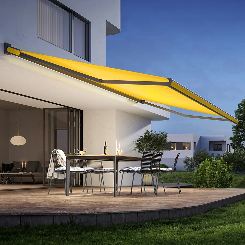 Toldo markilux instalado en una terraza